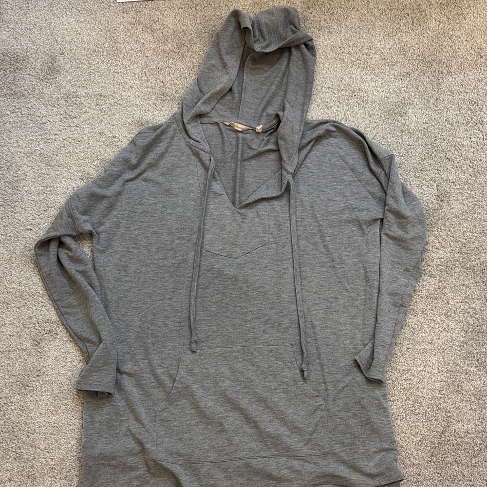 Soft Surroundings Heather Hooded Knit Tunic